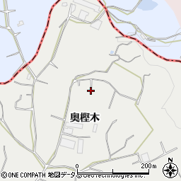 愛知県知多郡南知多町内海奥樫木48周辺の地図