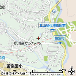 兵庫県西宮市柏堂町周辺の地図