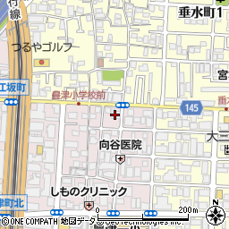 北大阪農協西支店周辺の地図