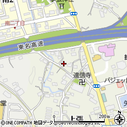 静岡県掛川市上張617周辺の地図