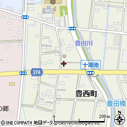 静岡県浜松市中央区豊西町1862周辺の地図