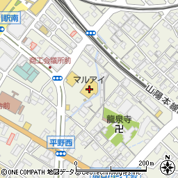 マルアイ加古川駅前店周辺の地図