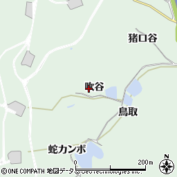 京都府精華町（相楽郡）北稲八間（吹谷）周辺の地図