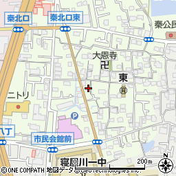 大阪府寝屋川市秦町32-6周辺の地図