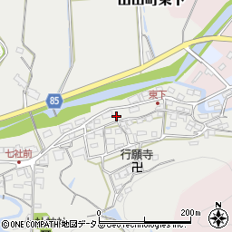 兵庫県神戸市北区山田町東下64周辺の地図