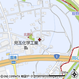 静岡県袋井市国本317周辺の地図