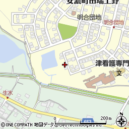 三重県津市安濃町田端上野974-25周辺の地図
