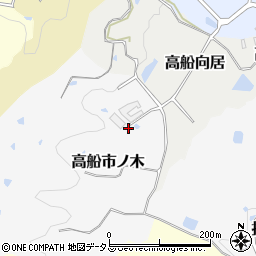 京都府京田辺市高船市ノ木周辺の地図