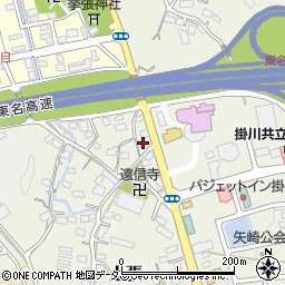 静岡県掛川市上張631周辺の地図