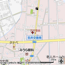 静岡県浜松市中央区恒武町346周辺の地図
