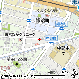 愛知県豊橋市談合町周辺の地図