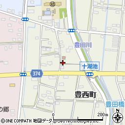 静岡県浜松市中央区豊西町1858周辺の地図