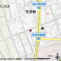 静岡県浜松市中央区笠井町1546周辺の地図