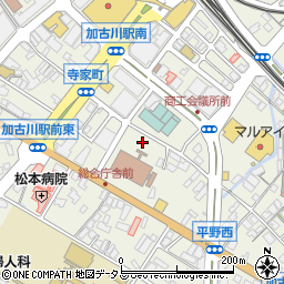 兵庫県東播磨県民局　総務企画室・財務担当周辺の地図