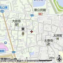 大阪府寝屋川市秦町35周辺の地図