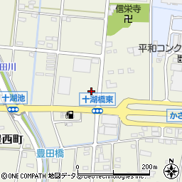 静岡県浜松市中央区豊西町1023周辺の地図