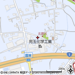 静岡県袋井市国本296-5周辺の地図