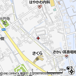 静岡県榛原郡吉田町住吉447周辺の地図