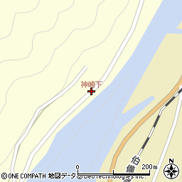 神崎下周辺の地図