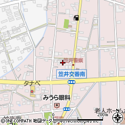 静岡県浜松市中央区恒武町349周辺の地図