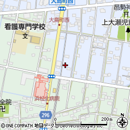 静岡県浜松市中央区大島町1410周辺の地図