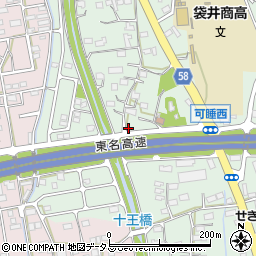 静岡県袋井市久能2031周辺の地図