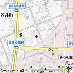 静岡県浜松市中央区笠井町1478周辺の地図
