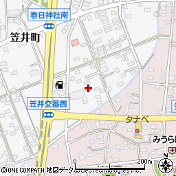 静岡県浜松市中央区笠井町1477周辺の地図