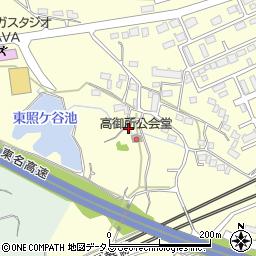 静岡県掛川市高御所250周辺の地図