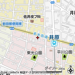 あづまやふとん店東田店周辺の地図