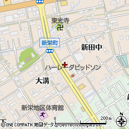 生駒硝子株式会社　豊橋営業所周辺の地図