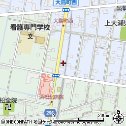 静岡県浜松市中央区大島町1412周辺の地図