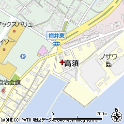 兵庫県高砂市高須周辺の地図