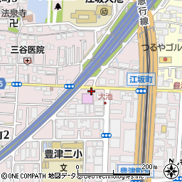 ＣＡＲ　ＰＯＲＴ２４ＡＰＭ江坂町第２駐車場周辺の地図