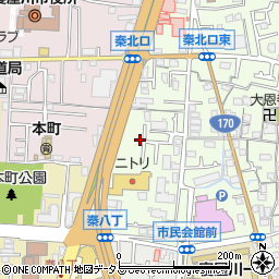 大阪府寝屋川市秦町47-18周辺の地図