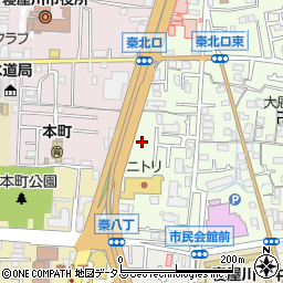 大阪府寝屋川市秦町47周辺の地図