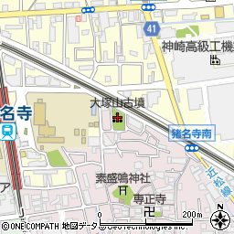 兵庫県尼崎市南清水周辺の地図