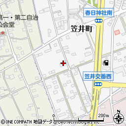 静岡県浜松市中央区笠井町1584周辺の地図
