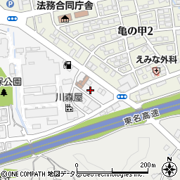 天竜森林管理署掛川森林事務所周辺の地図