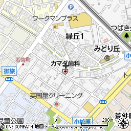 兵庫県高砂市荒井町若宮町周辺の地図