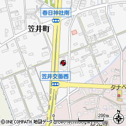 静岡県浜松市中央区笠井町1493周辺の地図