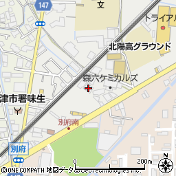千里山バス株式会社周辺の地図