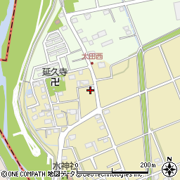 静岡県袋井市延久499周辺の地図