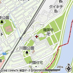 大阪府吹田市川園町55-2周辺の地図
