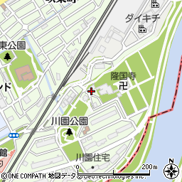 大阪府吹田市川園町55-3周辺の地図