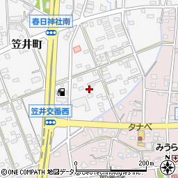 静岡県浜松市中央区笠井町1474周辺の地図