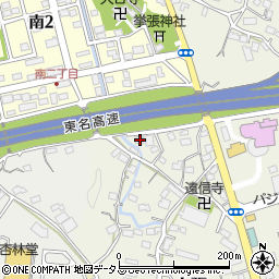 静岡県掛川市上張613周辺の地図