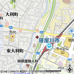 快活ＣＬＵＢ　寝屋川市駅前店周辺の地図