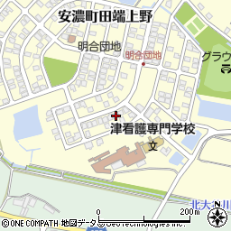 三重県津市安濃町田端上野970-24周辺の地図