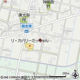 静岡県浜松市中央区積志町1312周辺の地図